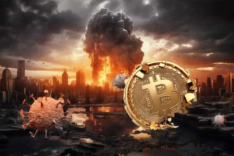 war and phenomenons like Covid can affect Bitcoin price.