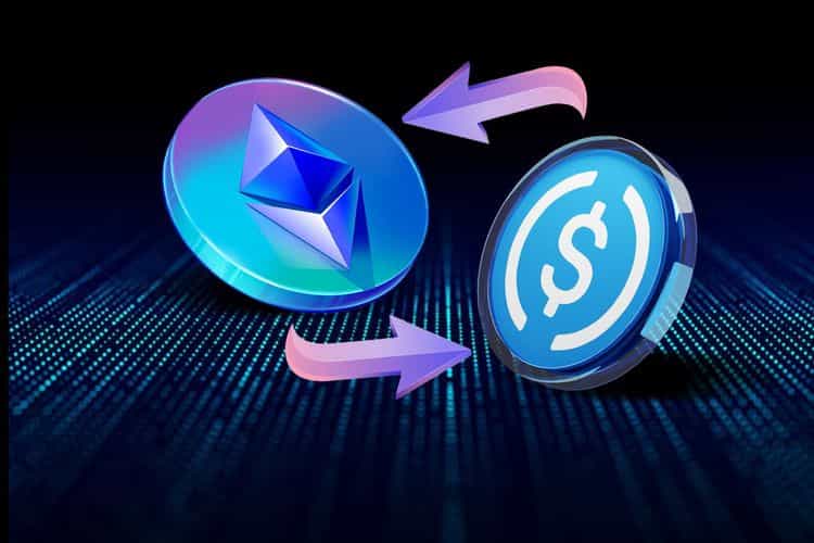 exchange eth with usdc