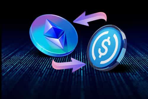 exchange eth with usdc