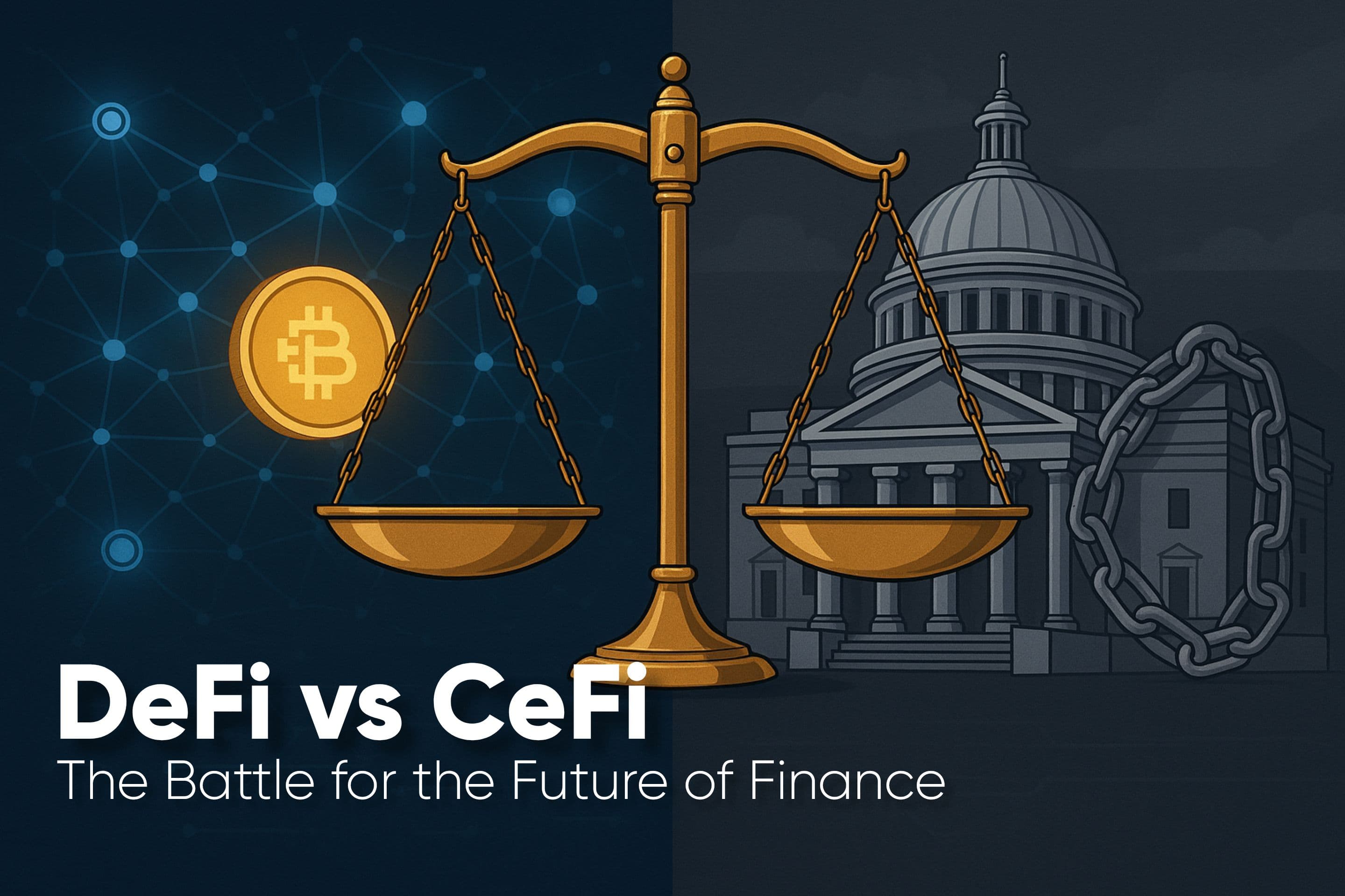 The power to choose is yours: DeFi vs CeFi. Know the difference, and own your financial future.