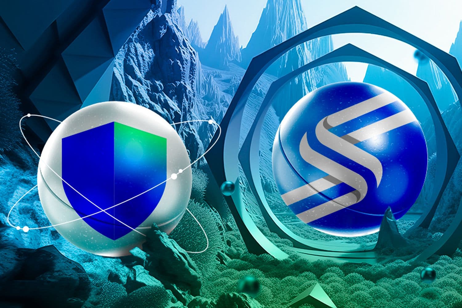 Logos of Rango and Trust Wallet appearing in a landscape.