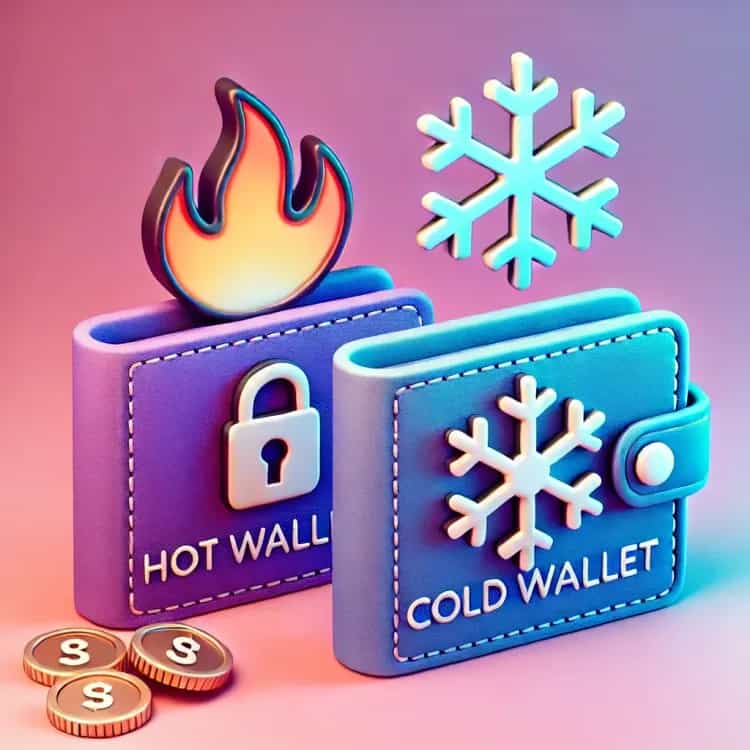 Hot vs. Cold Wallet: Choose your crypto storage wisely.